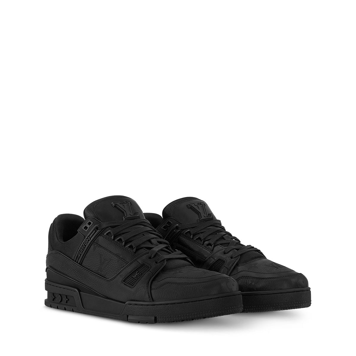 LV Trainer Sneakers - Black Colorway