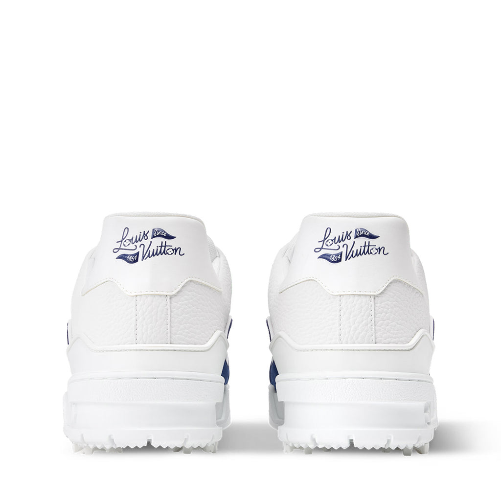 LV Trainer Sneakers - White & Navy Blue Colorway