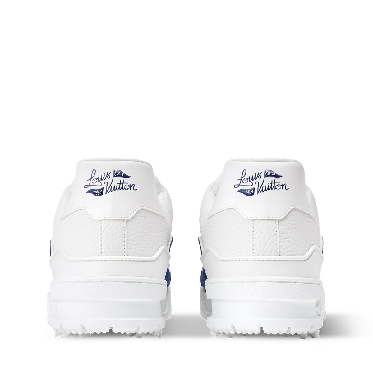 LV Trainer Sneakers - White & Navy Blue Colorway