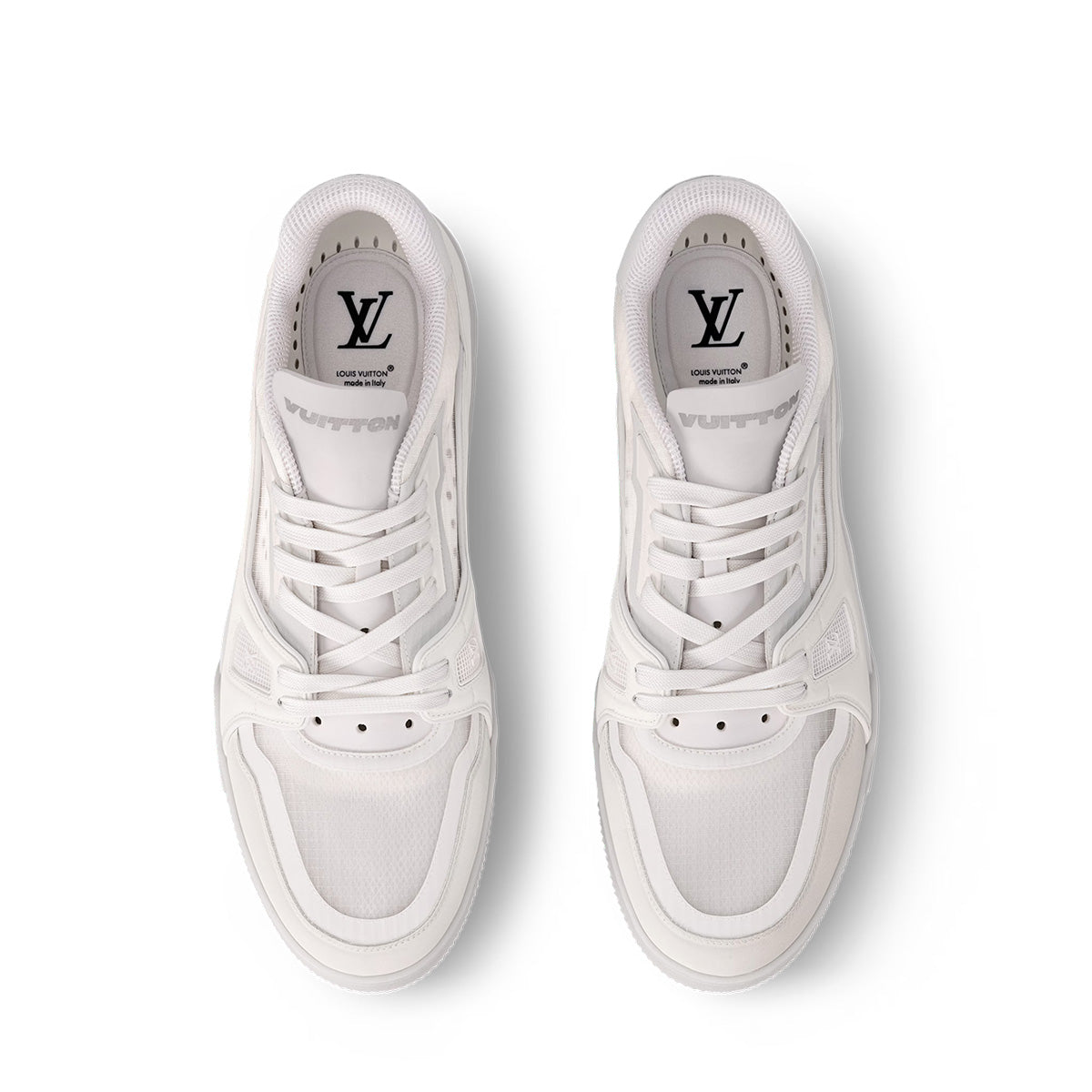 LV Trainer Sneakers - White Colorway
