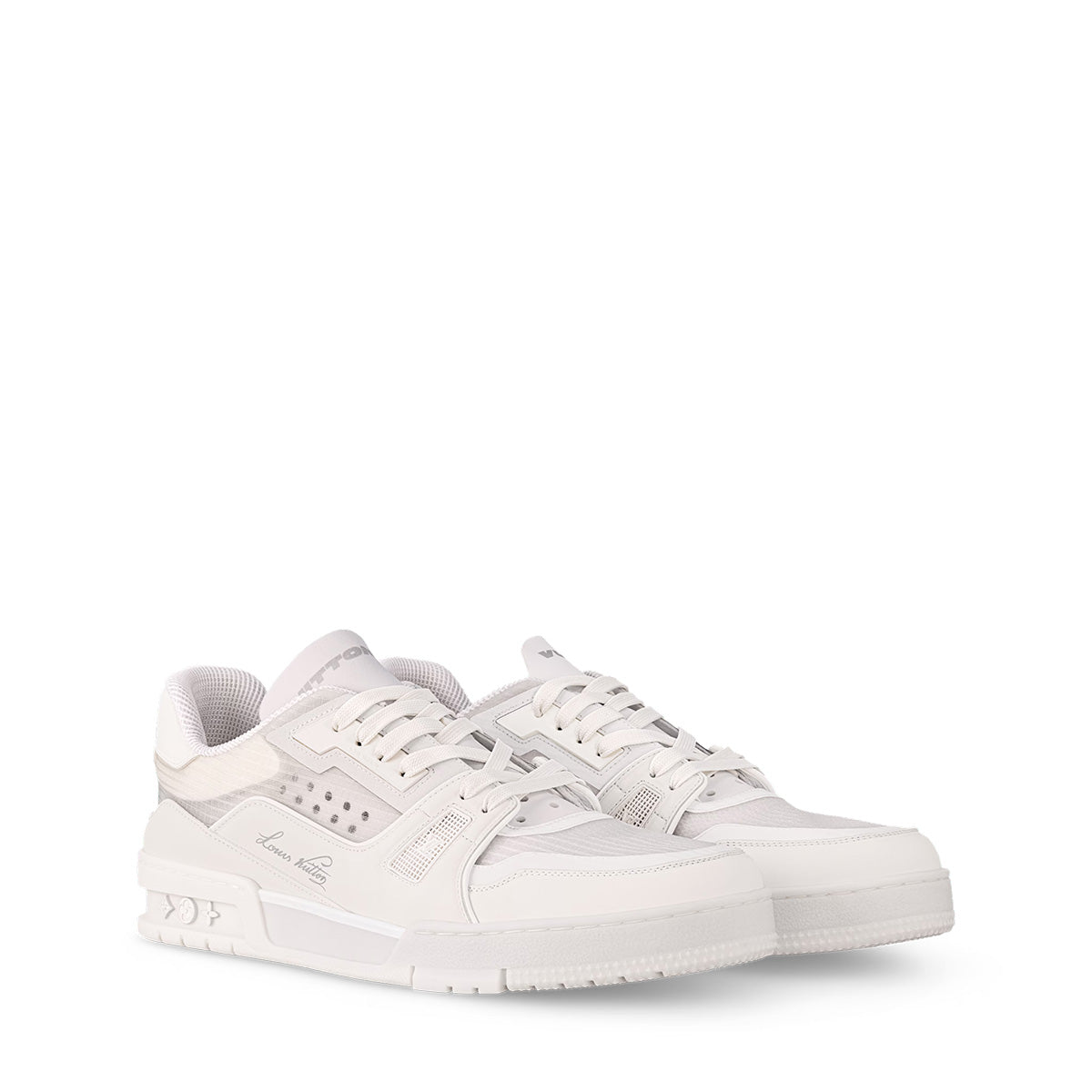 LV Trainer Sneakers - White Colorway