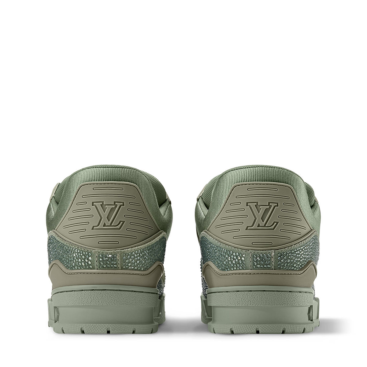 LV Trainer Sneakers - Green Colorway