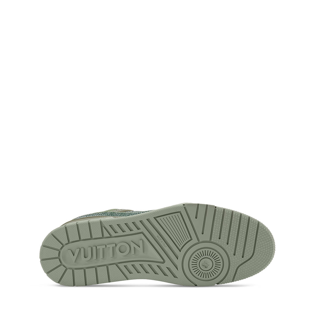 LV Trainer Sneakers - Green Colorway