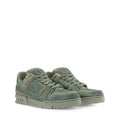 LV Trainer Sneakers - Green Colorway