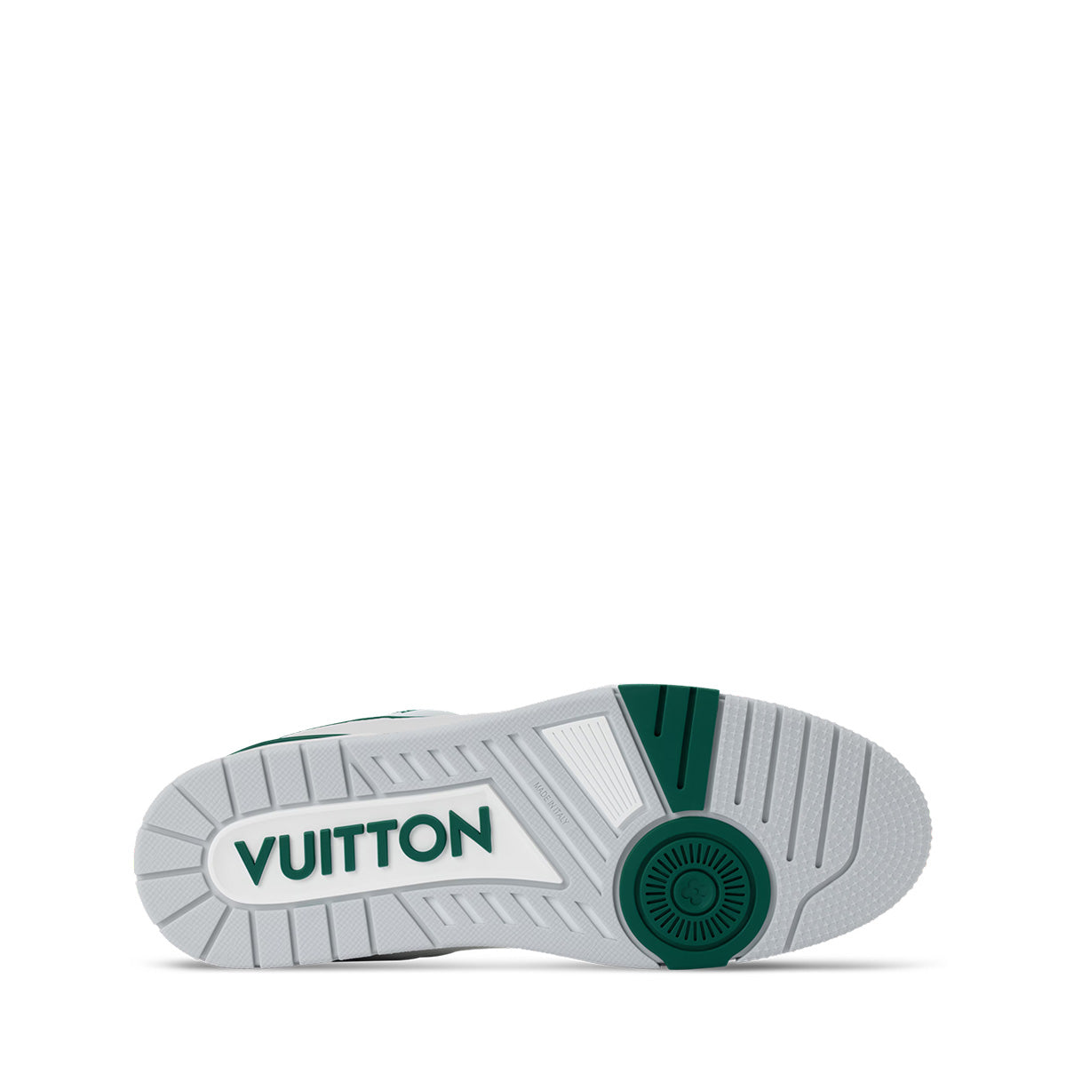 LV Trainer Sneakers - Green & White Colorway