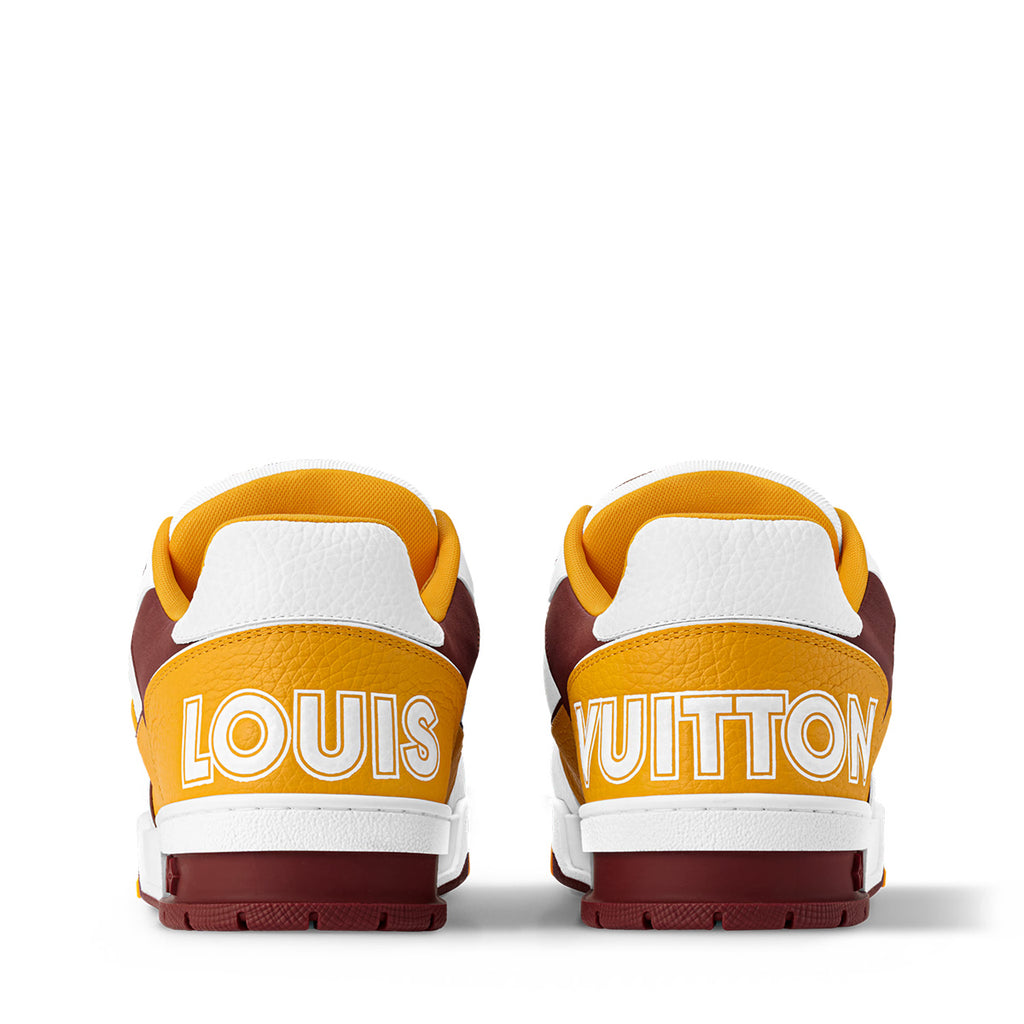 LV Trainer Sneakers - White & Yellow Colorway