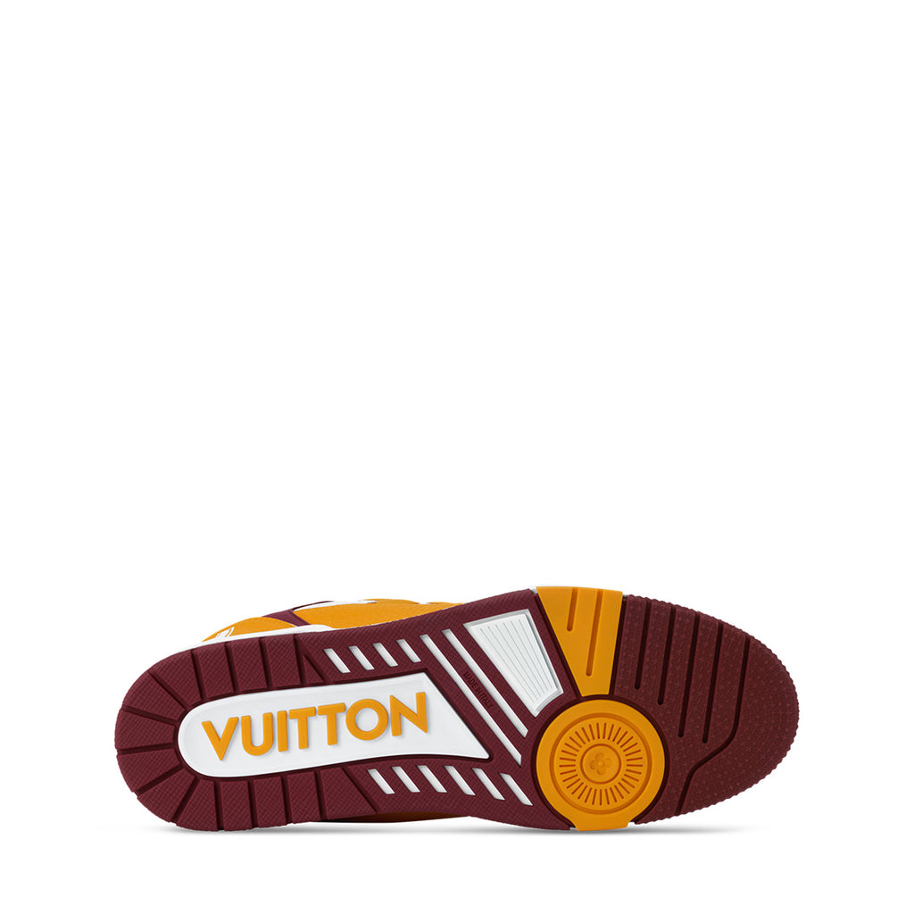 LV Trainer Sneakers - White & Yellow Colorway