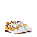 LV Trainer Sneakers - White & Yellow Colorway