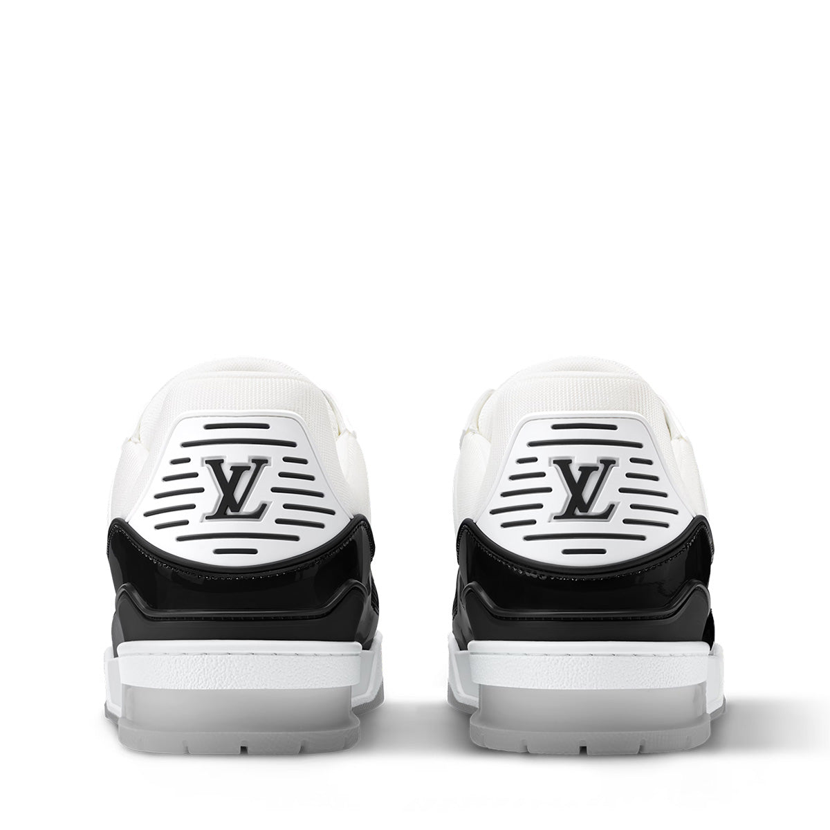 LV Trainer Sneakers - White & Black Colorway