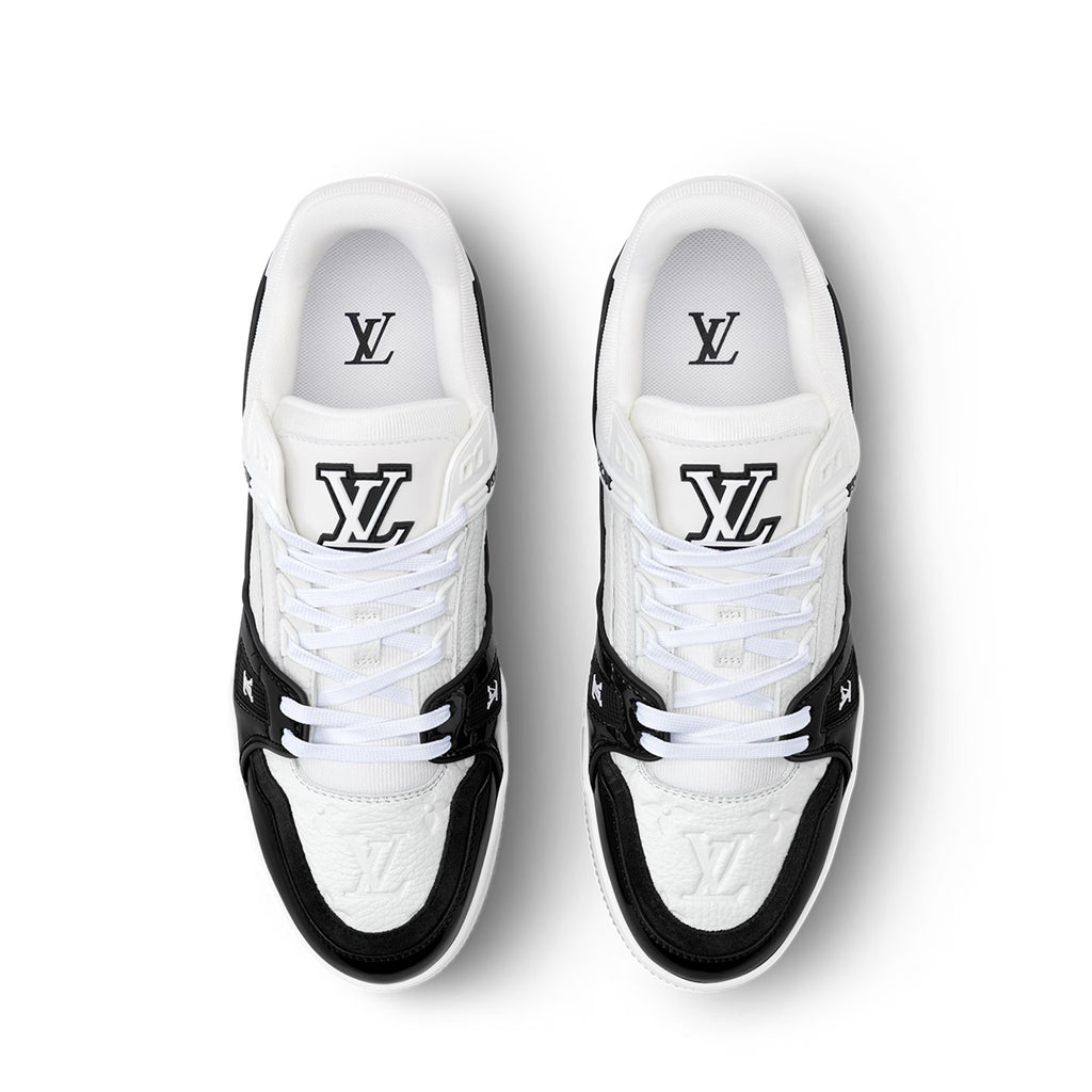 LV Trainer Sneakers - White & Black Colorway