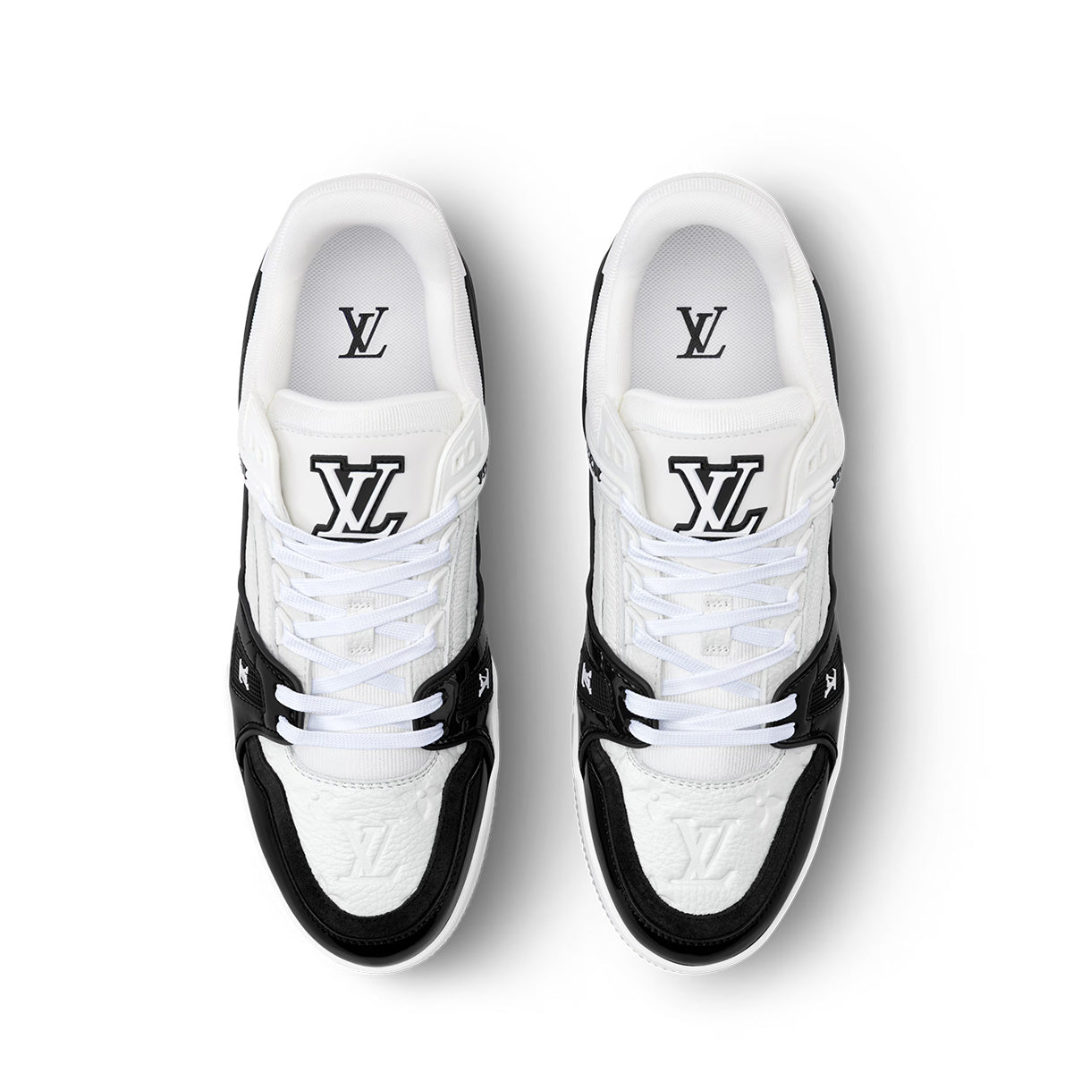 LV Trainer Sneakers - White & Black Colorway