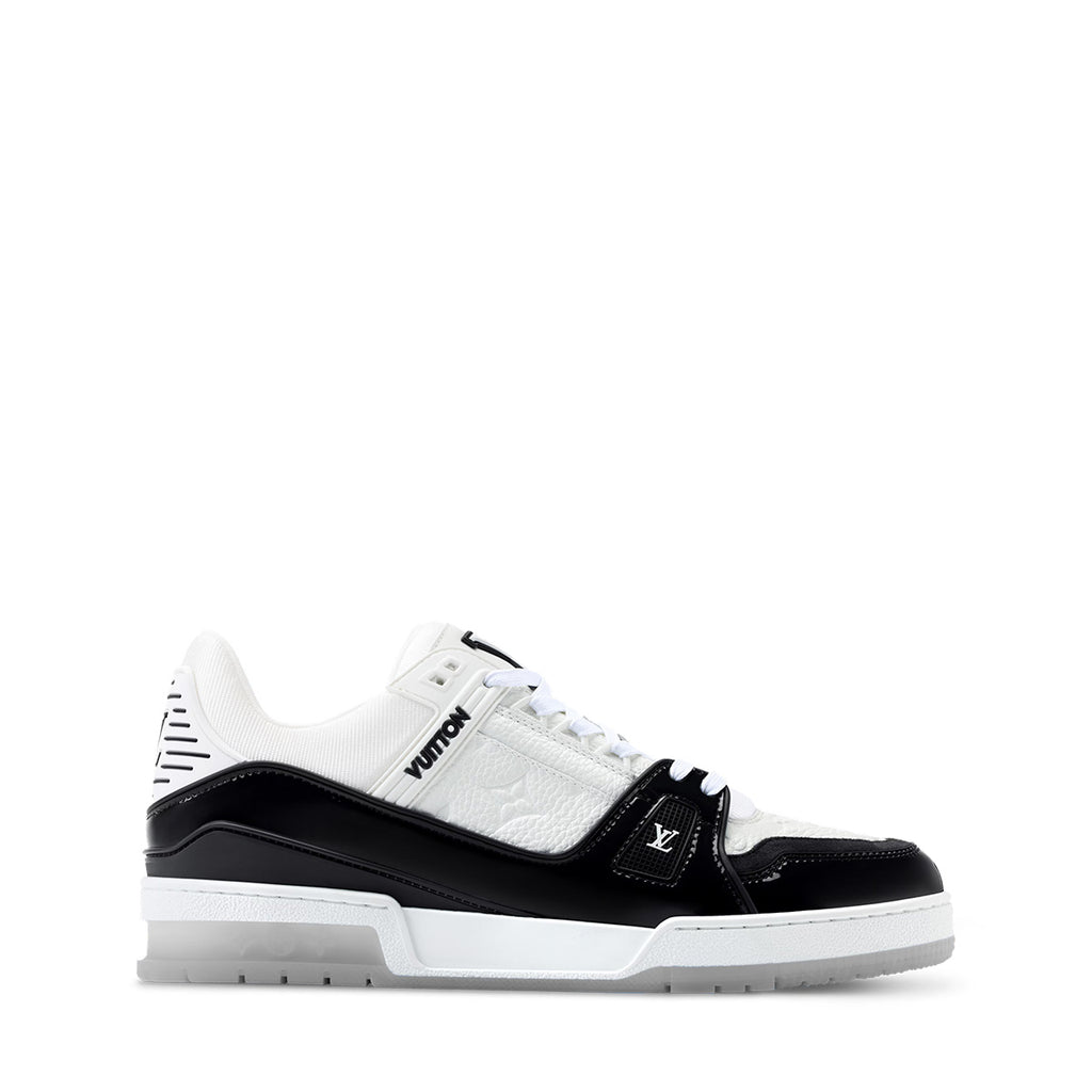 LV Trainer Sneakers - White & Black Colorway