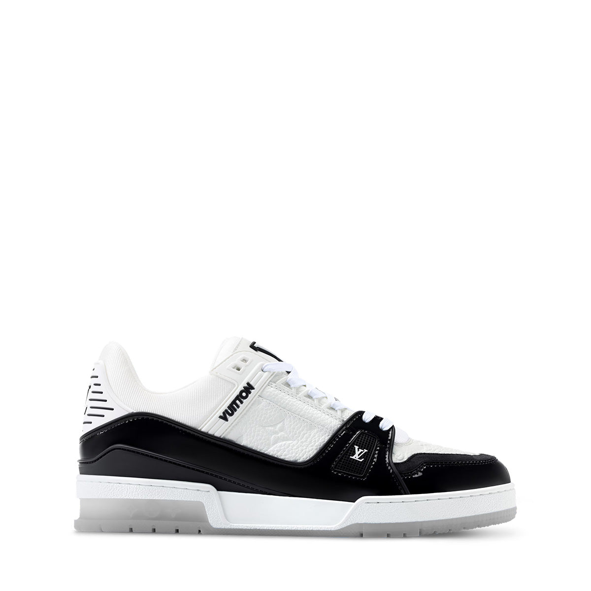 LV Trainer Sneakers - White & Black Colorway