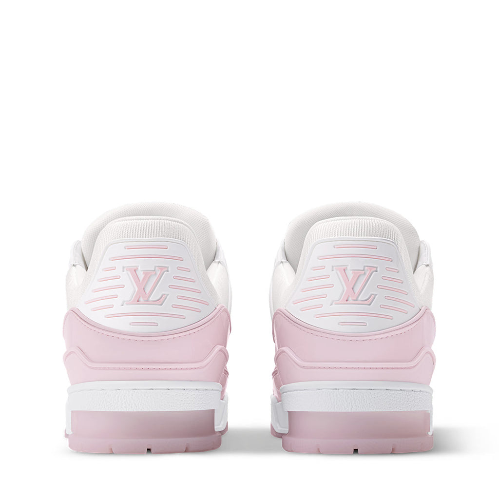 LV Trainer Sneakers - Light Pink & White Colorway