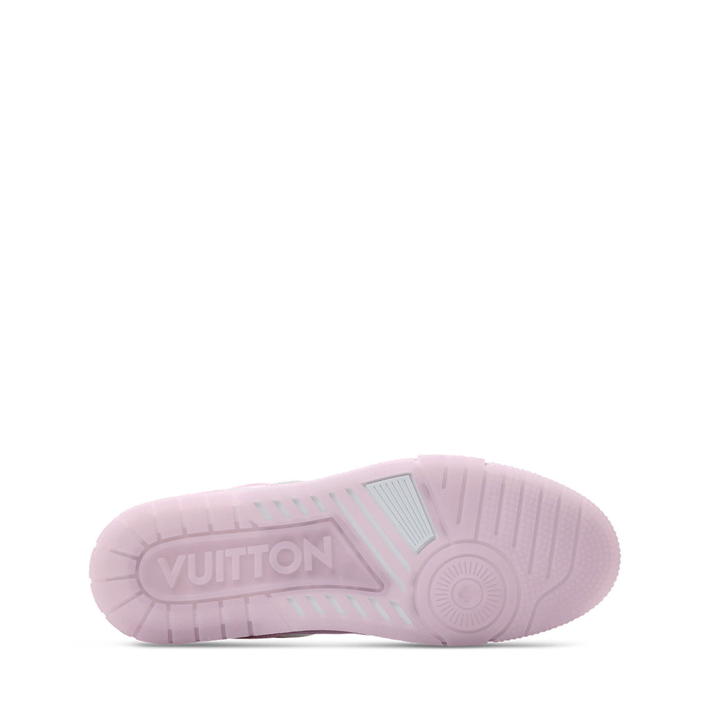 LV Trainer Sneakers - Light Pink & White Colorway