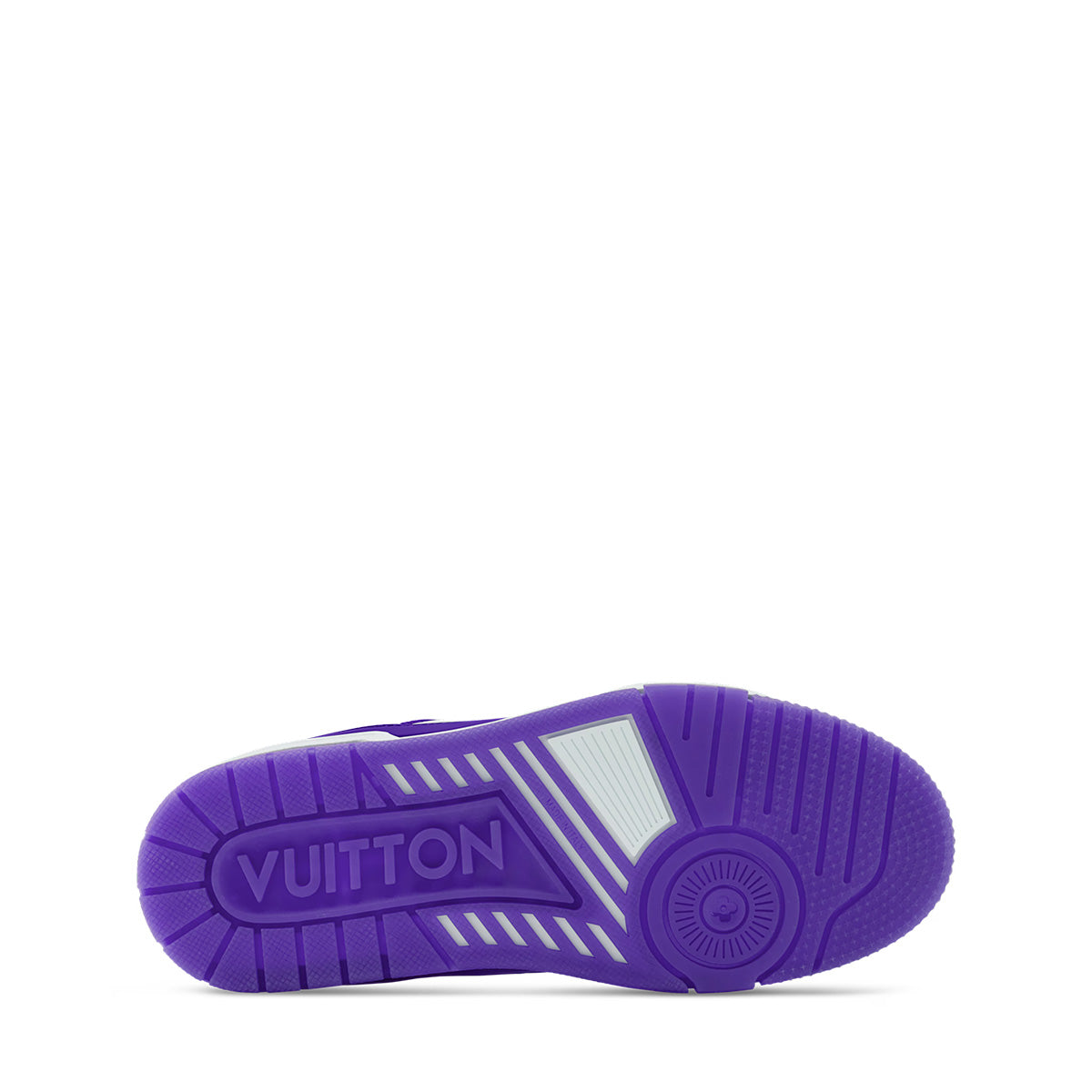 LV Trainer Sneakers - Purple & White Colorway