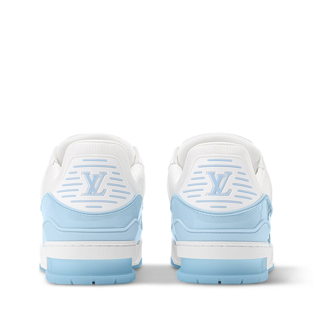 LV Trainer Sneakers - Light Blue & White Colorway