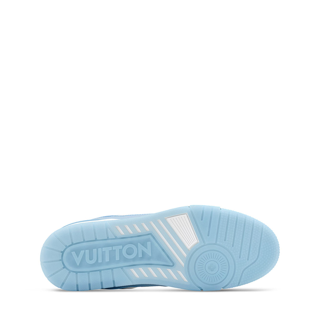 LV Trainer Sneakers - Light Blue & White Colorway