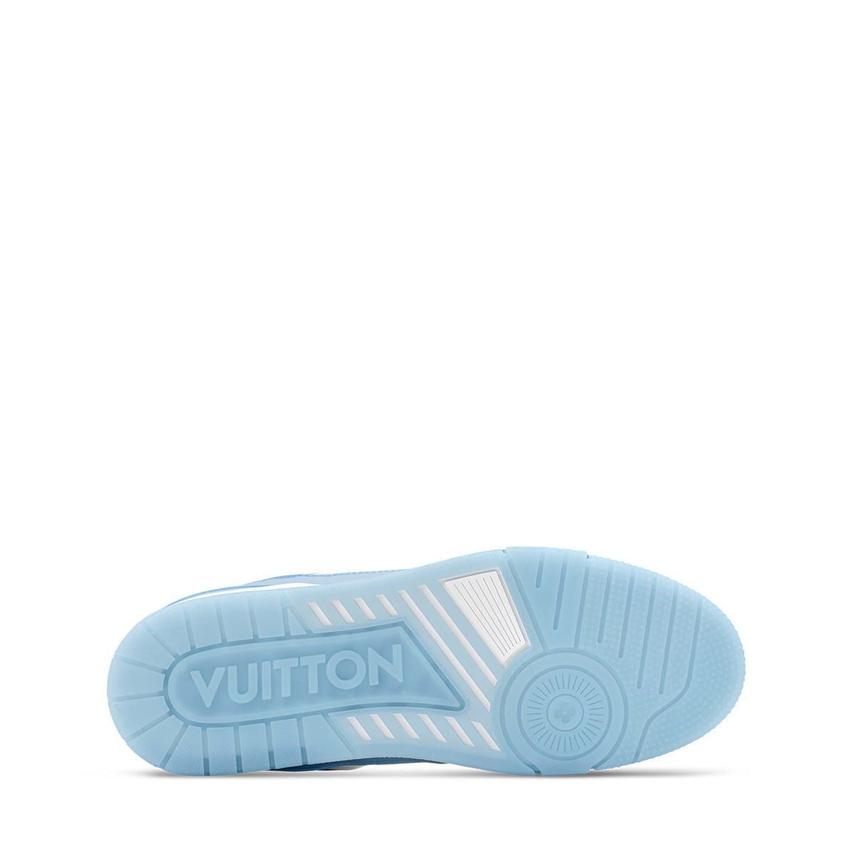 LV Trainer Sneakers - Light Blue & White Colorway