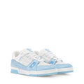 LV Trainer Sneakers - Light Blue & White Colorway