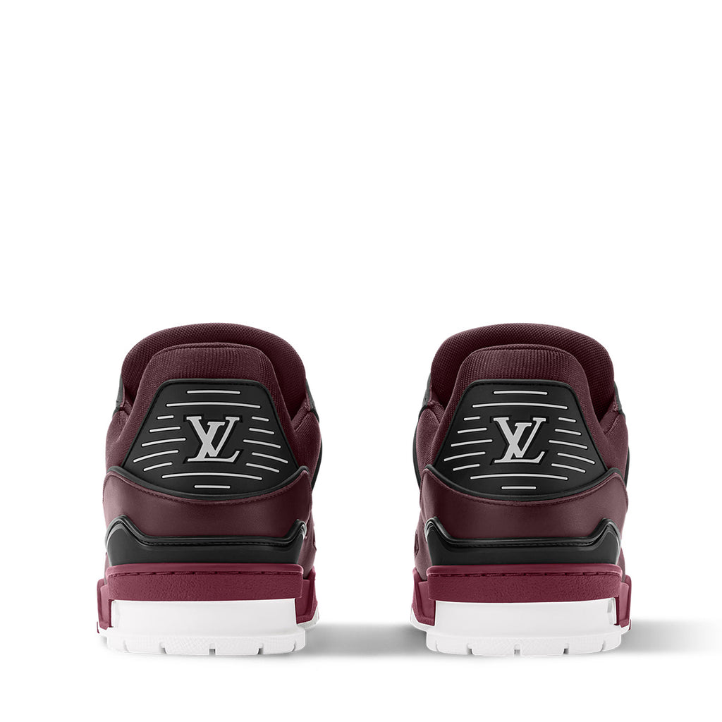 LV Trainer Sneakers - Deep Red Colorway