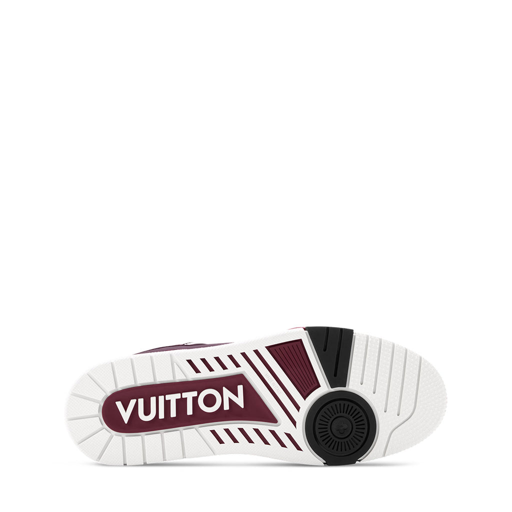 LV Trainer Sneakers - Deep Red Colorway