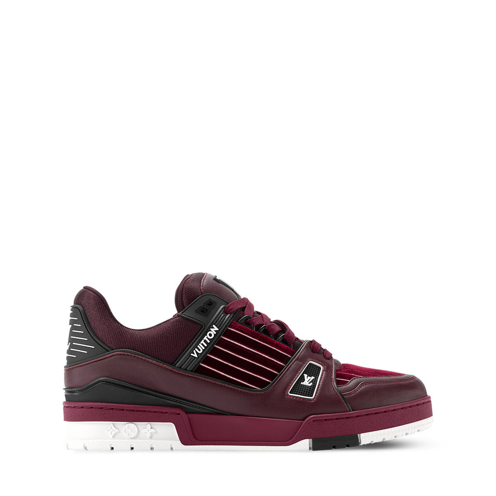 LV Trainer Sneakers - Deep Red Colorway