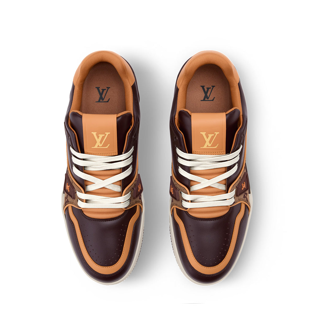 LV Trainer Sneakers - Brown Colorway