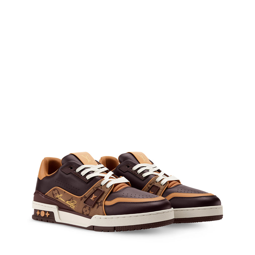 LV Trainer Sneakers - Brown Colorway