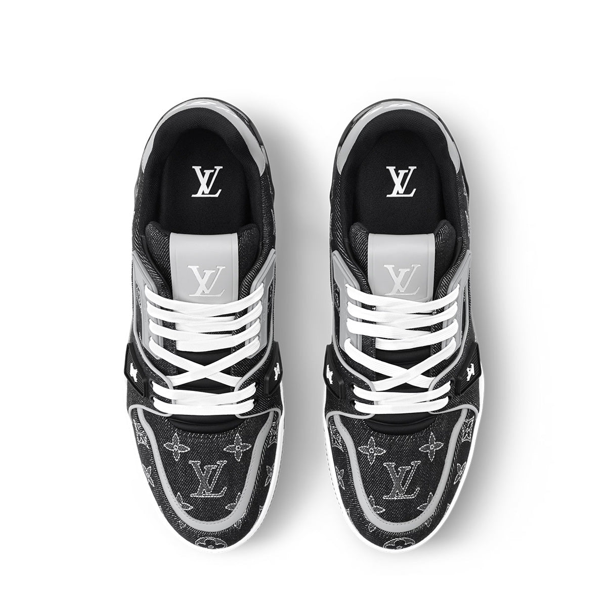 LV Trainer Sneakers - Black Colorway