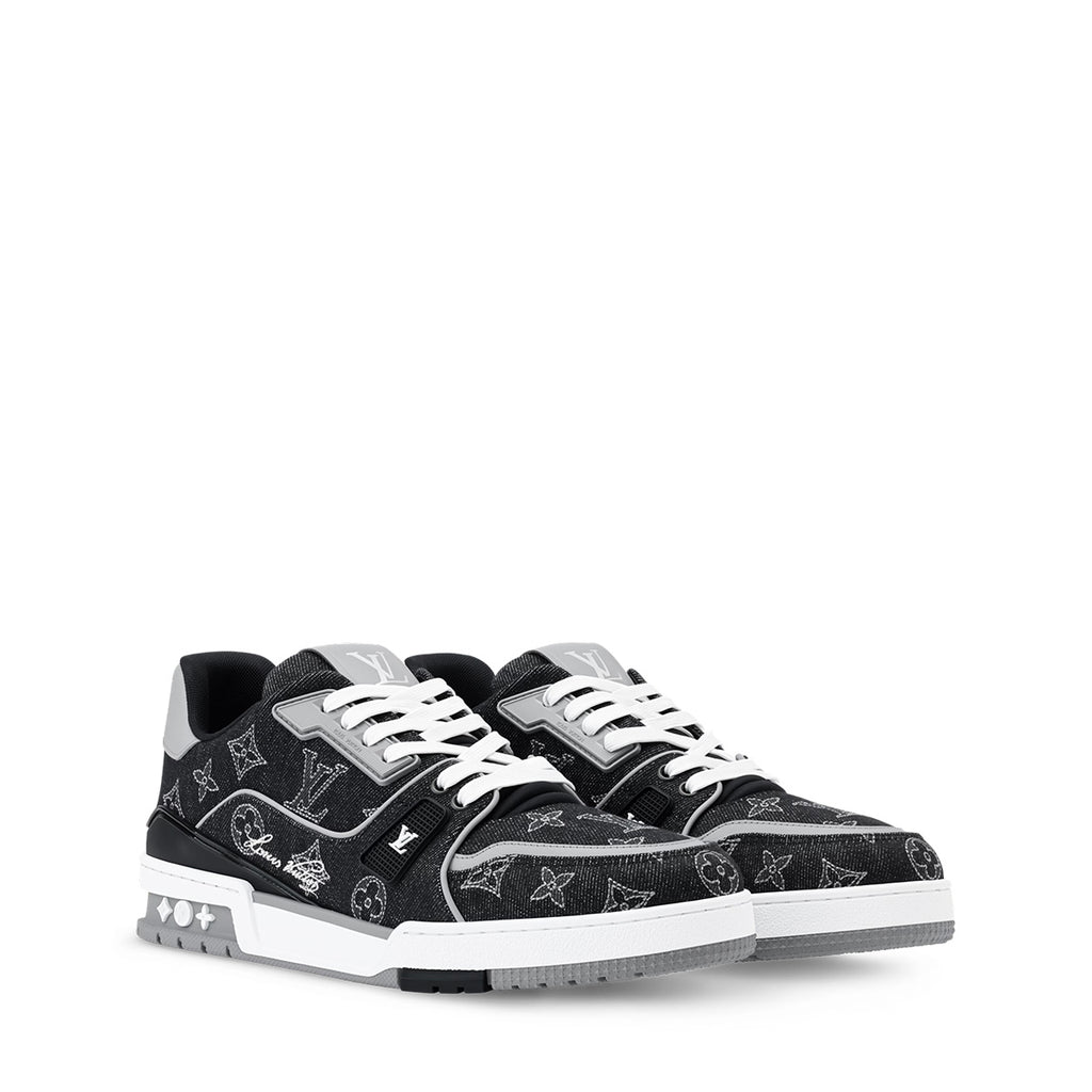 LV Trainer Sneakers - Black Colorway