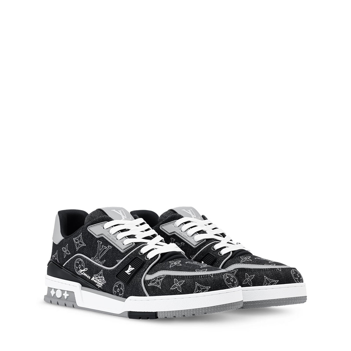 LV Trainer Sneakers - Black Colorway