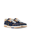 LV Trainer Sneakers - Blue & Yellow Colorway