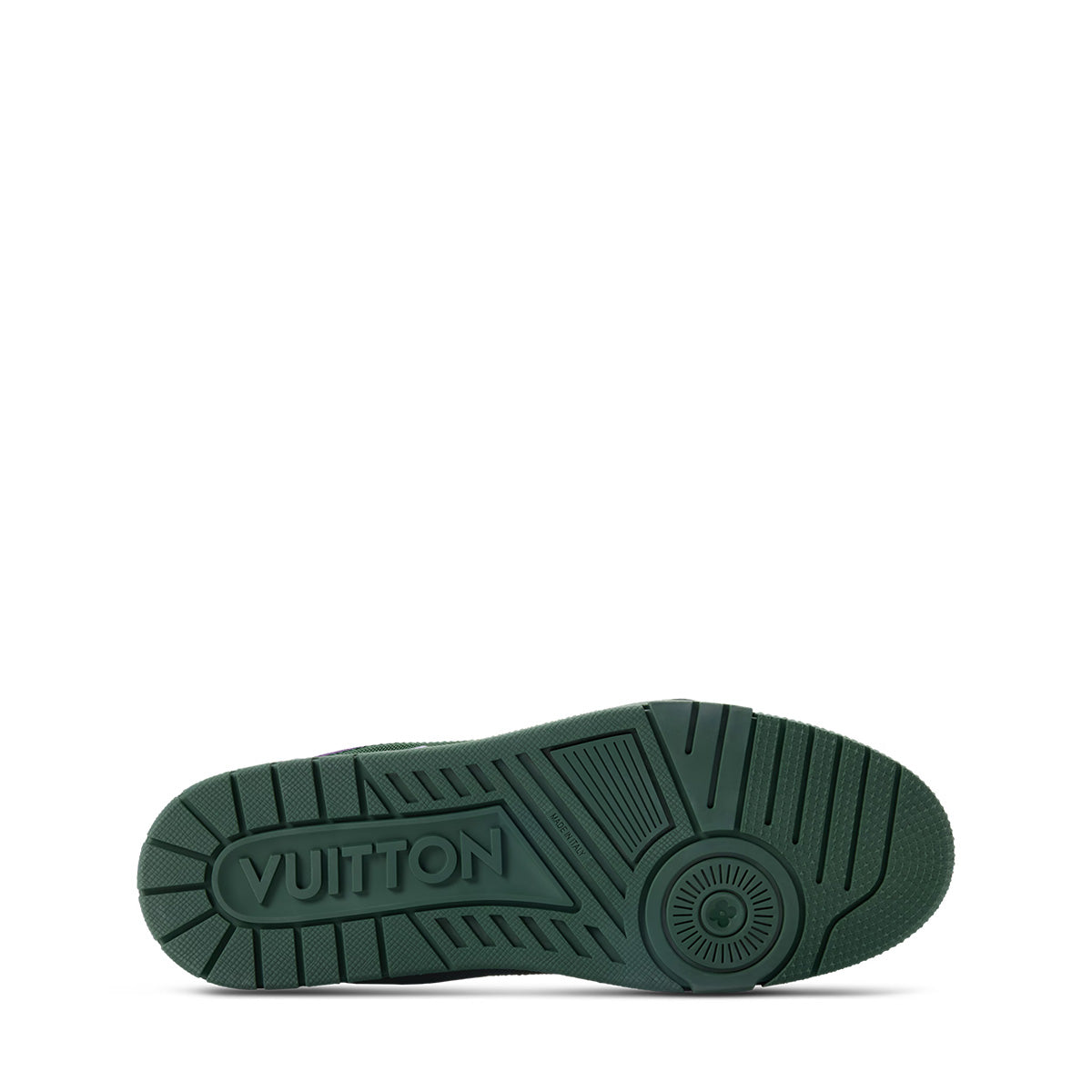 LV Trainer Sneakers - Purple & Green Colorway