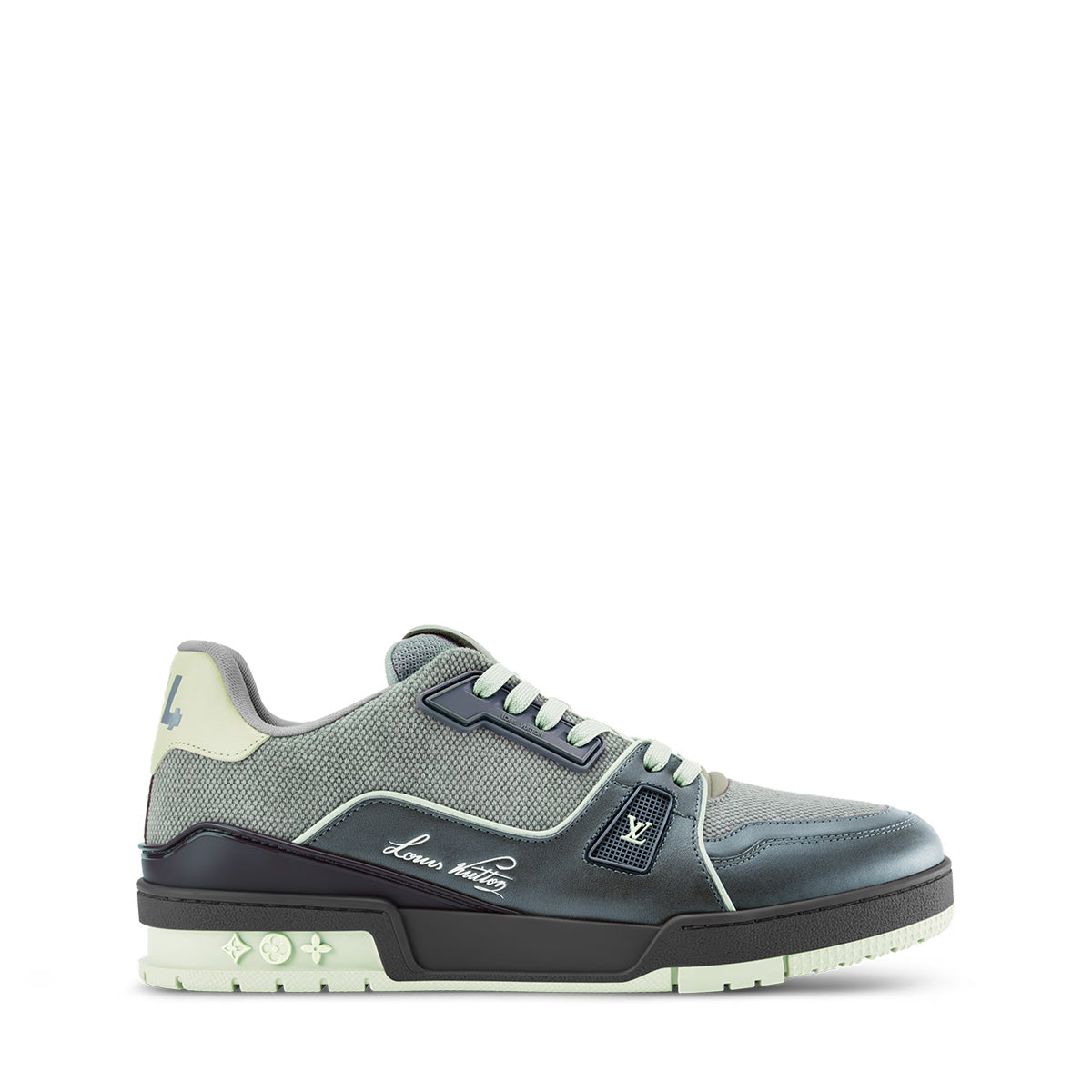 LV Trainer Sneakers - Blue Colorway