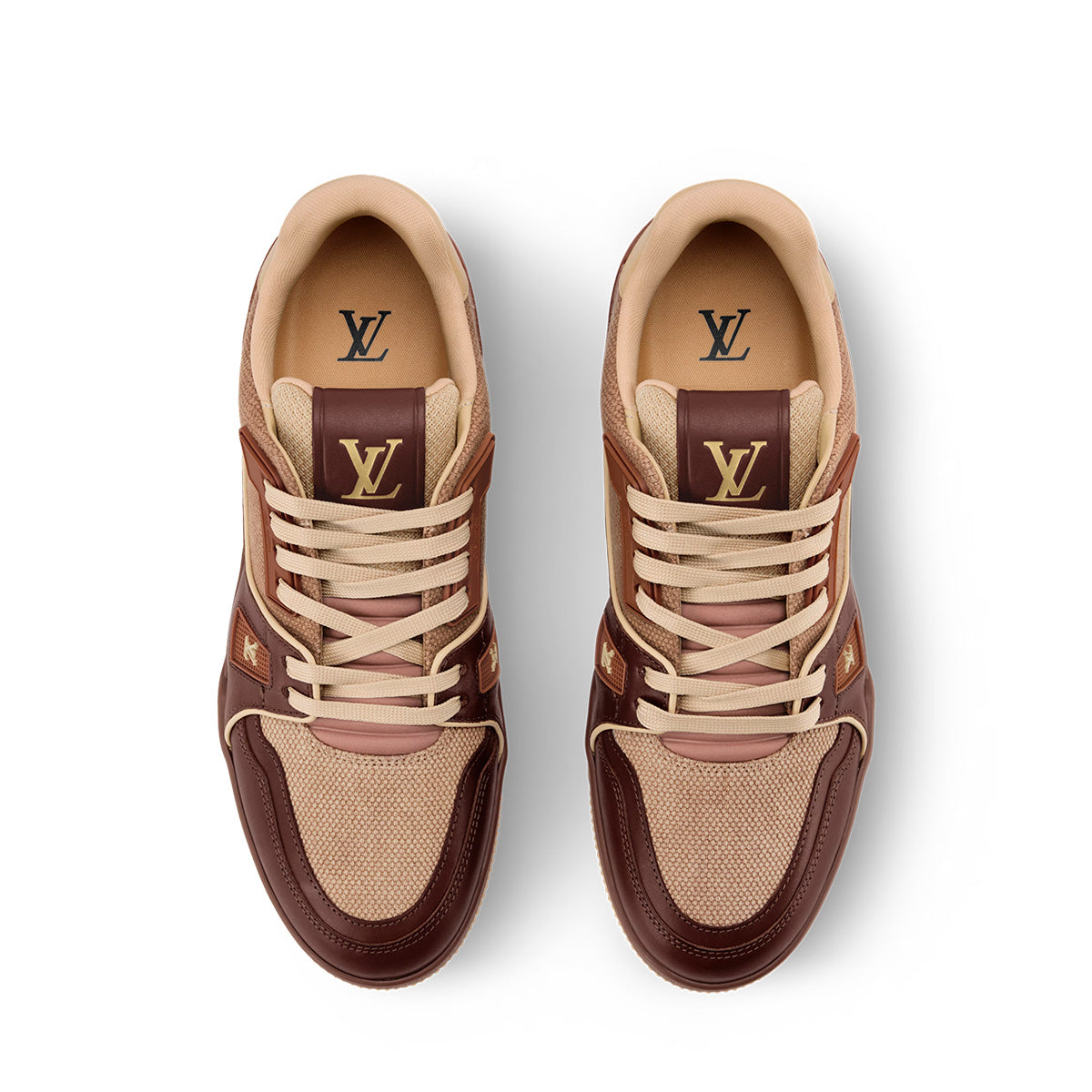 LV Trainer Sneakers - Dark Khaki Colorway