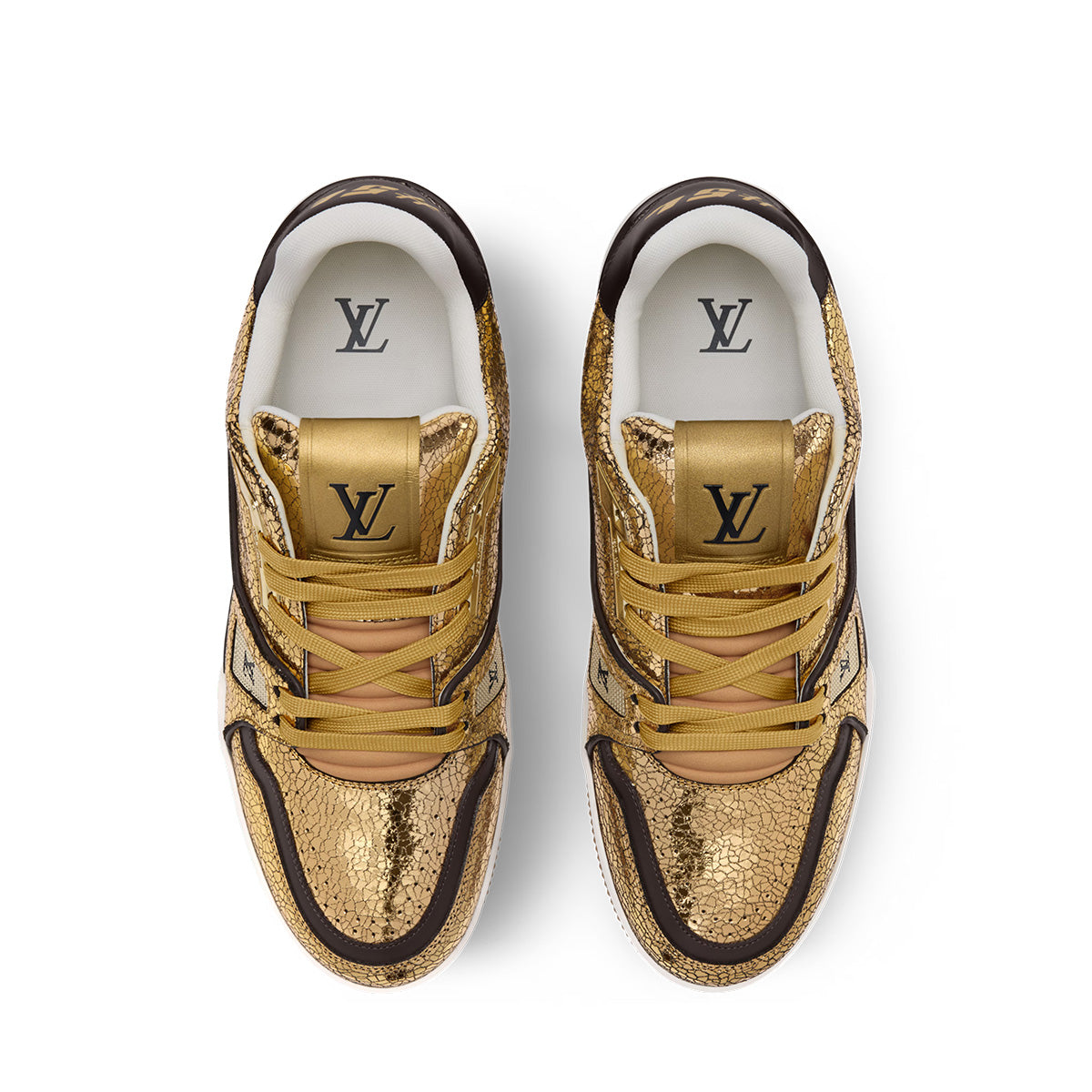 LV Trainer Sneakers - Khaki Colorway