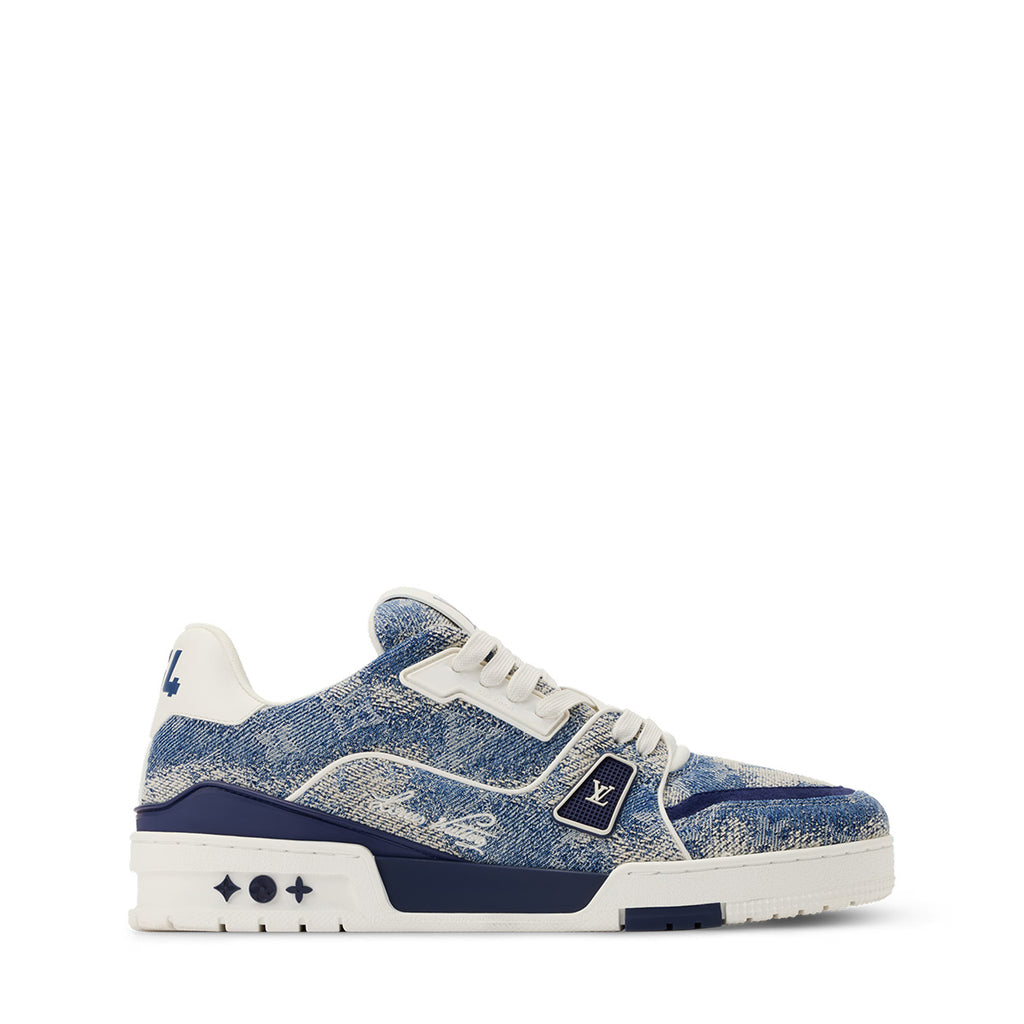LV Trainer Sneakers - Blue Colorway
