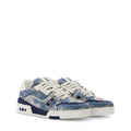 LV Trainer Sneakers - Blue Colorway