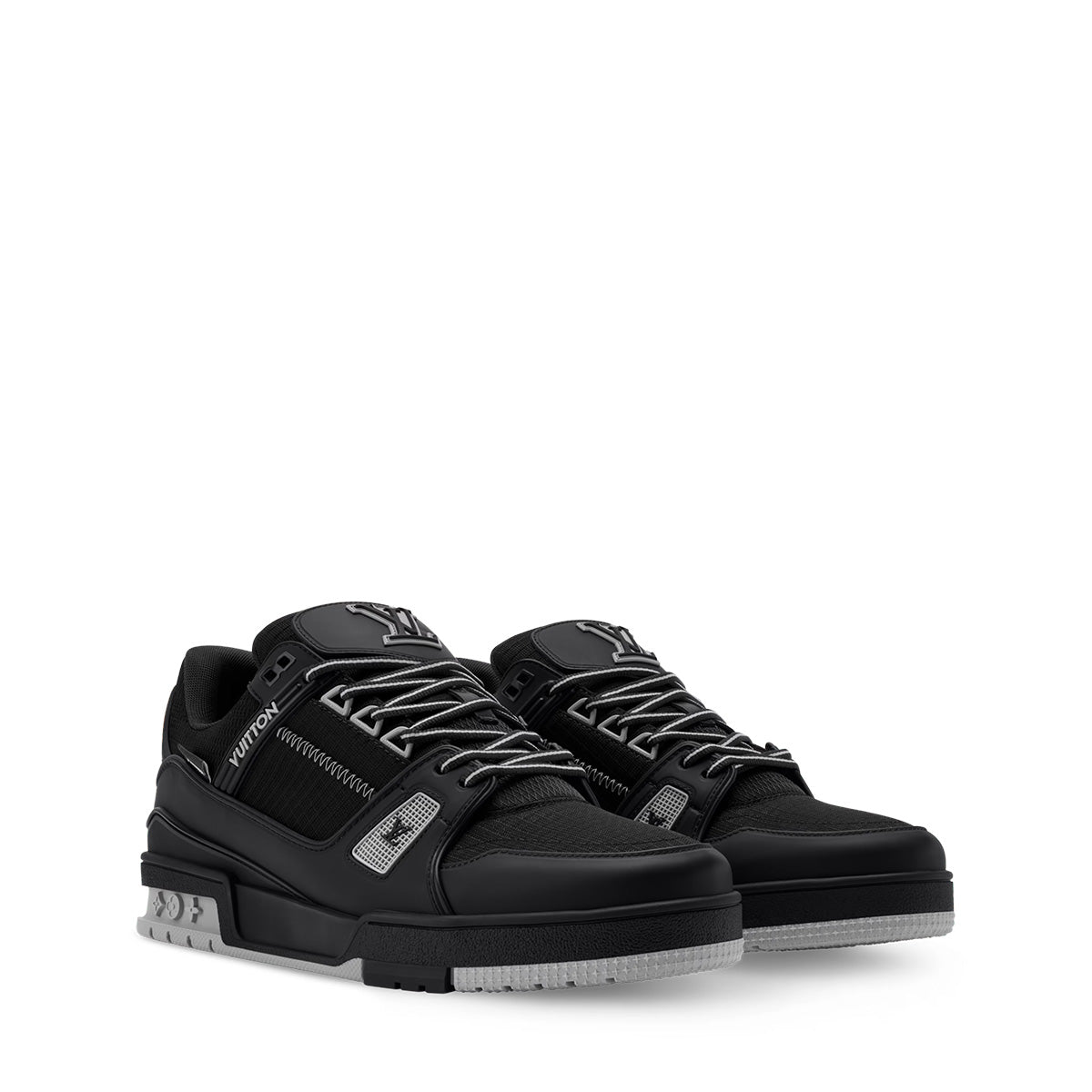 LV Trainer Sneakers - Black Colorway