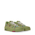 LV Trainer Sneakers - Green Monogram Print