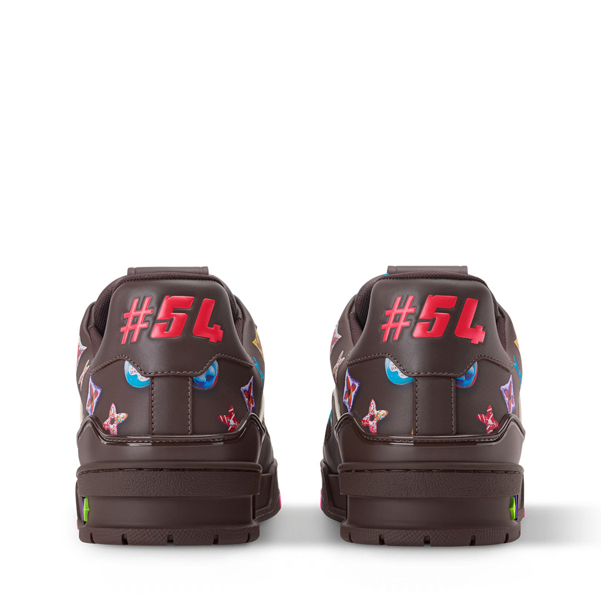 LV Trainer Sneakers - Dark Brown Monogram Print