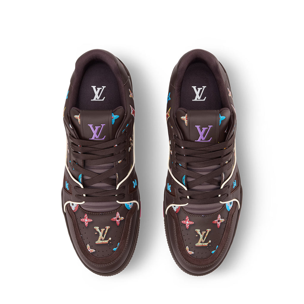 LV Trainer Sneakers - Dark Brown Monogram Print