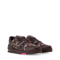 LV Trainer Sneakers - Dark Brown Monogram Print