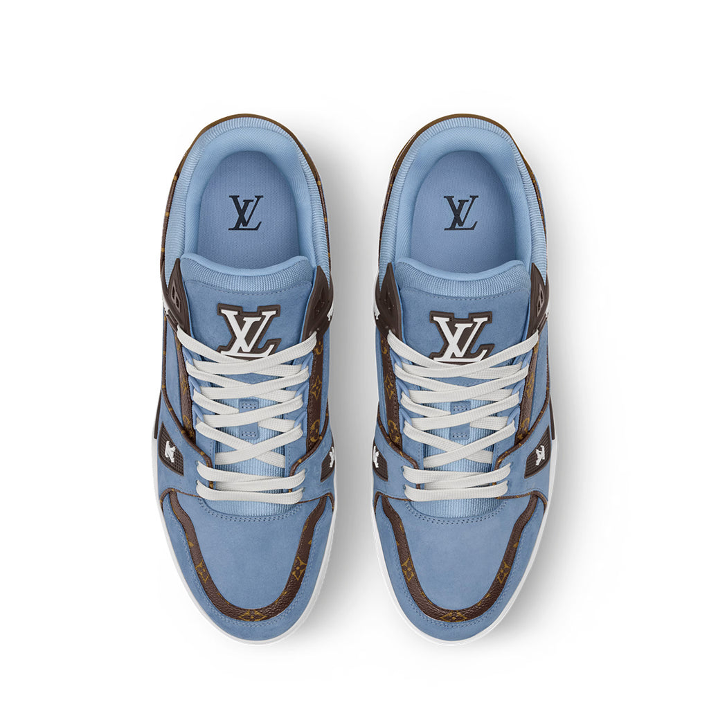 LV Trainer Sneakers - Blue Colorway