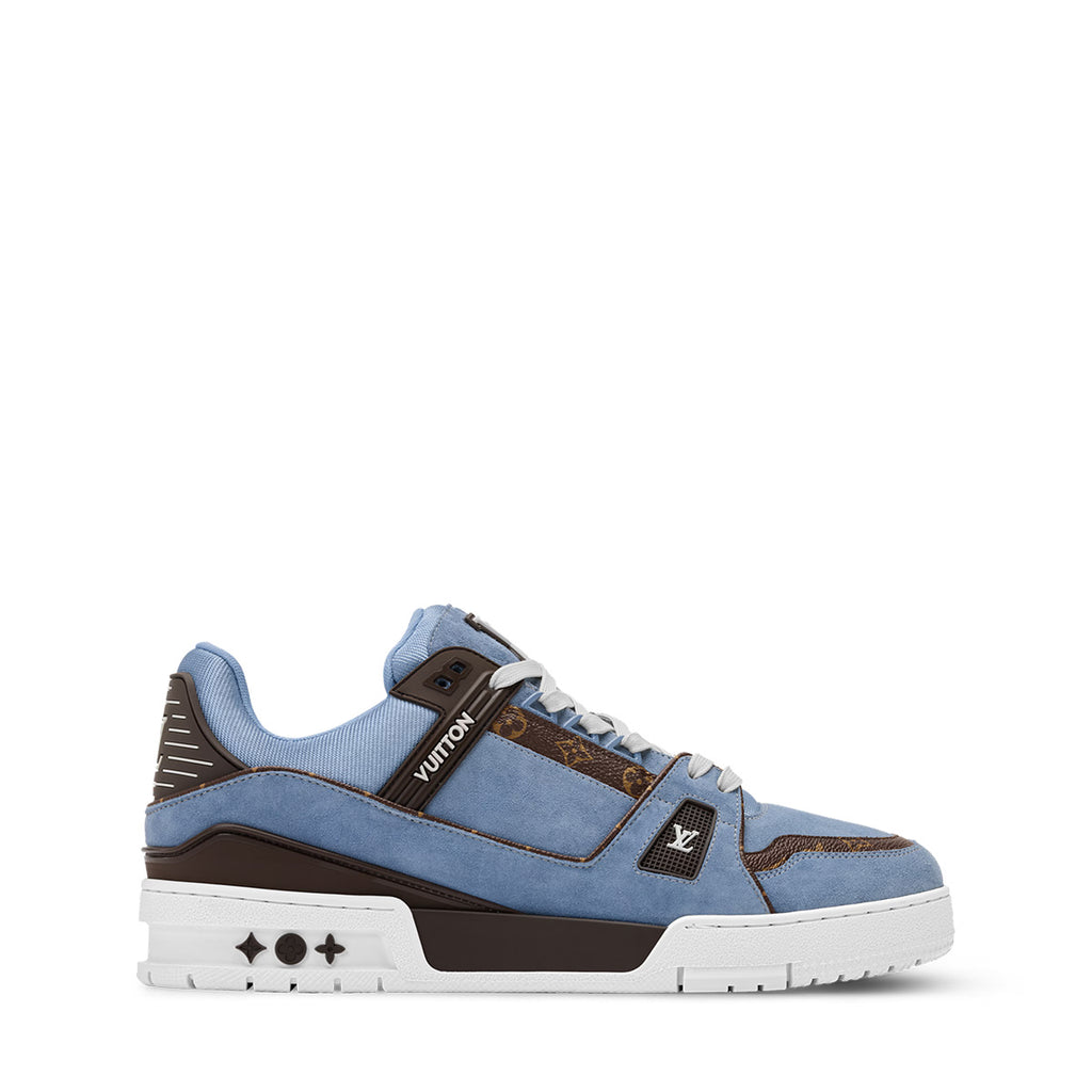LV Trainer Sneakers - Blue Colorway