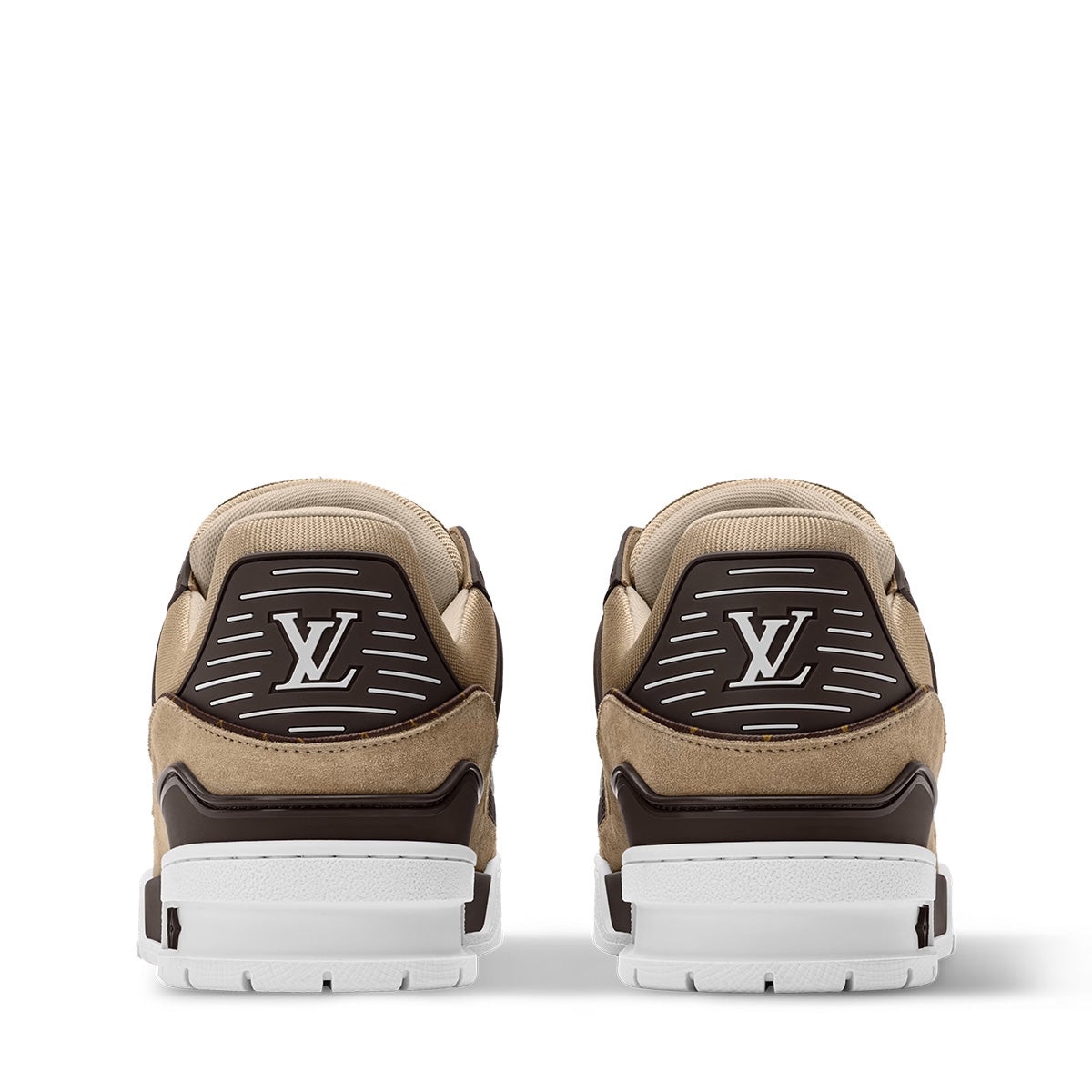 LV Trainer Sneakers - Khaki Colorway