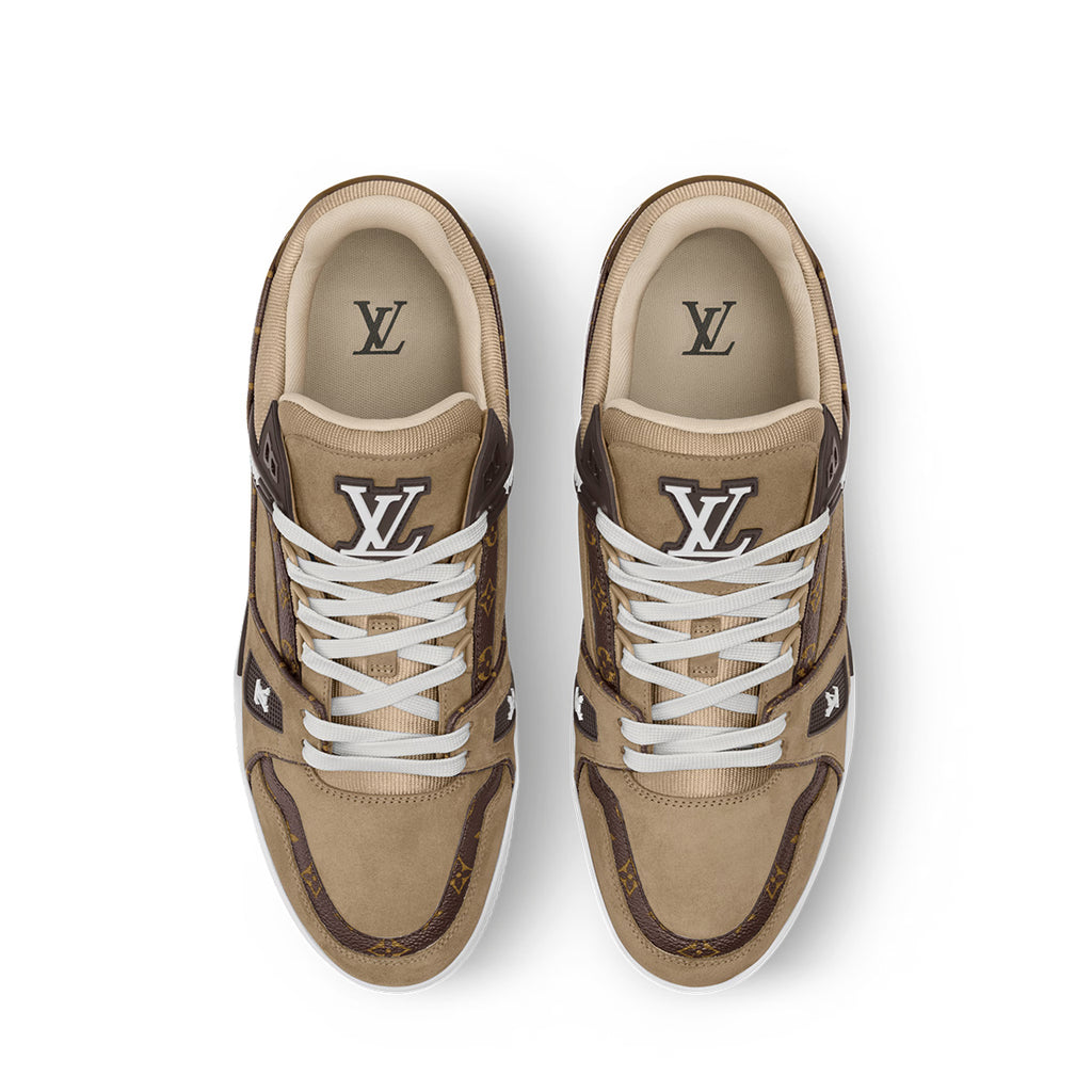 LV Trainer Sneakers - Khaki Colorway