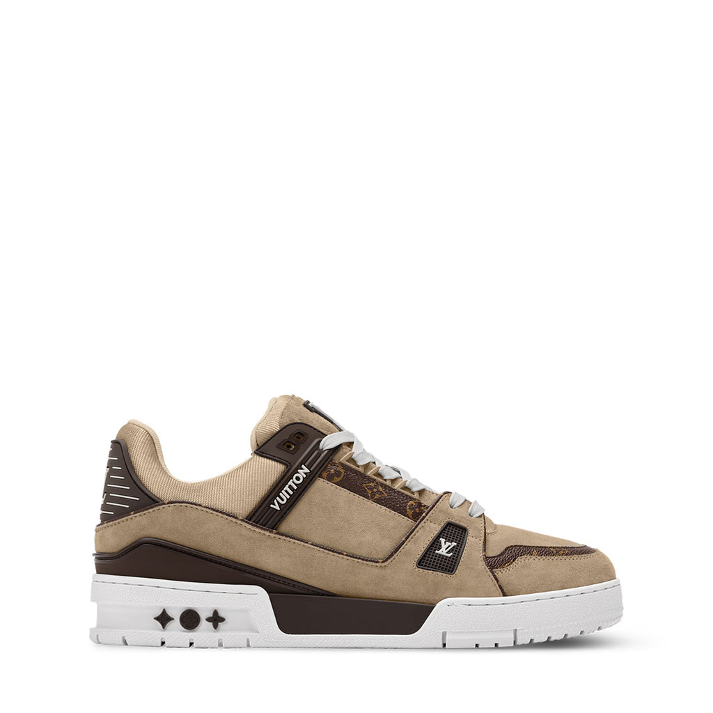 LV Trainer Sneakers - Khaki Colorway