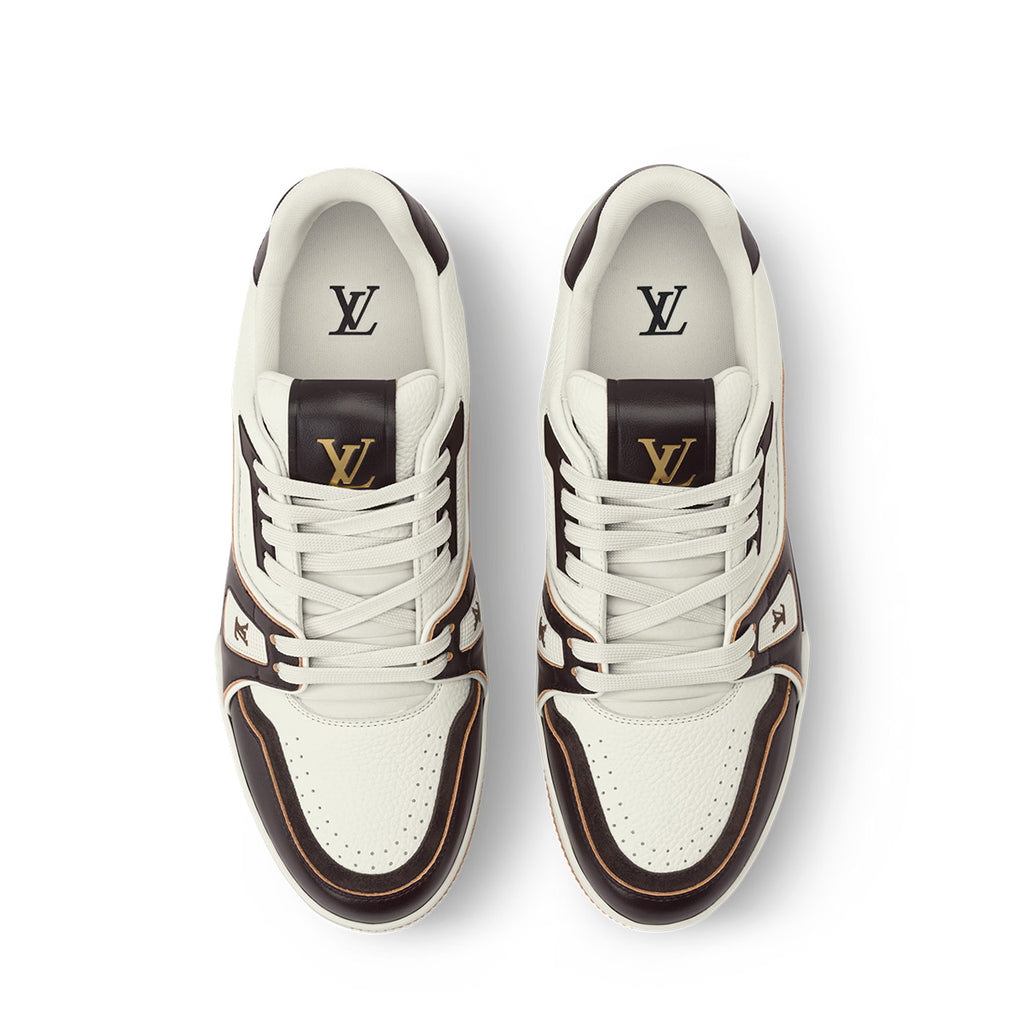 LV Trainer Sneakers - White & Black Colorway